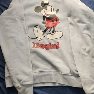 Disneyland Off-the-Shoulder Sweater - Gray